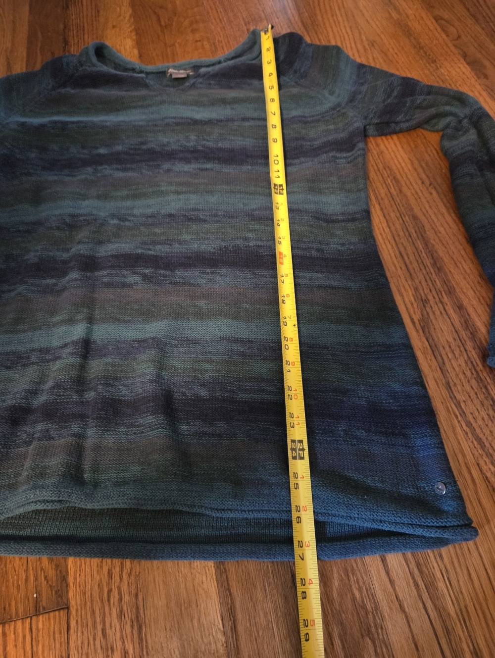 Eddie Bauer Striped Knit Sweater Size Large - Picture 11 of 12